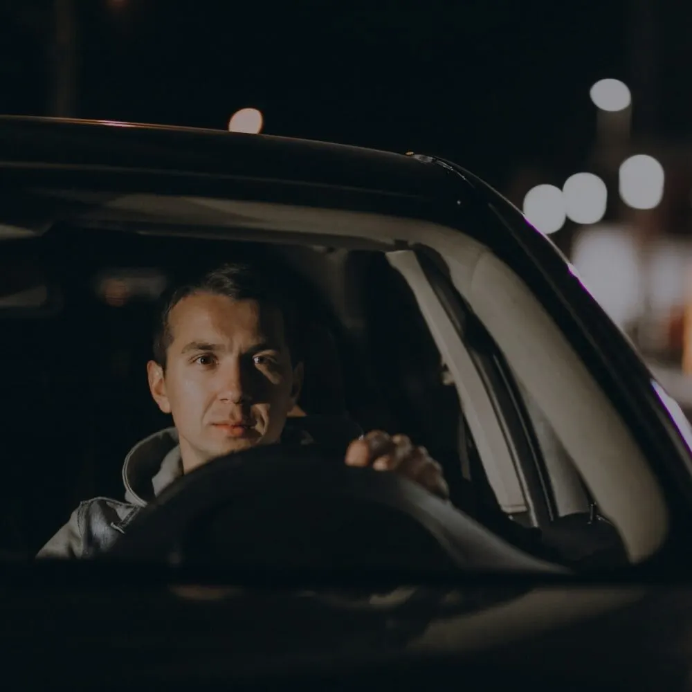Police roadside stop in Toronto where a driver may face a breath test demand